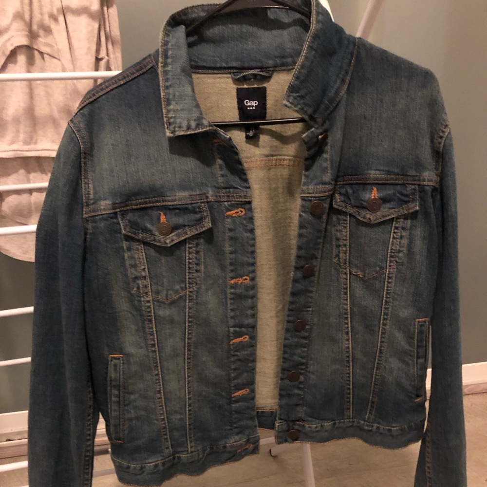Gap Denim Cropped Jacket